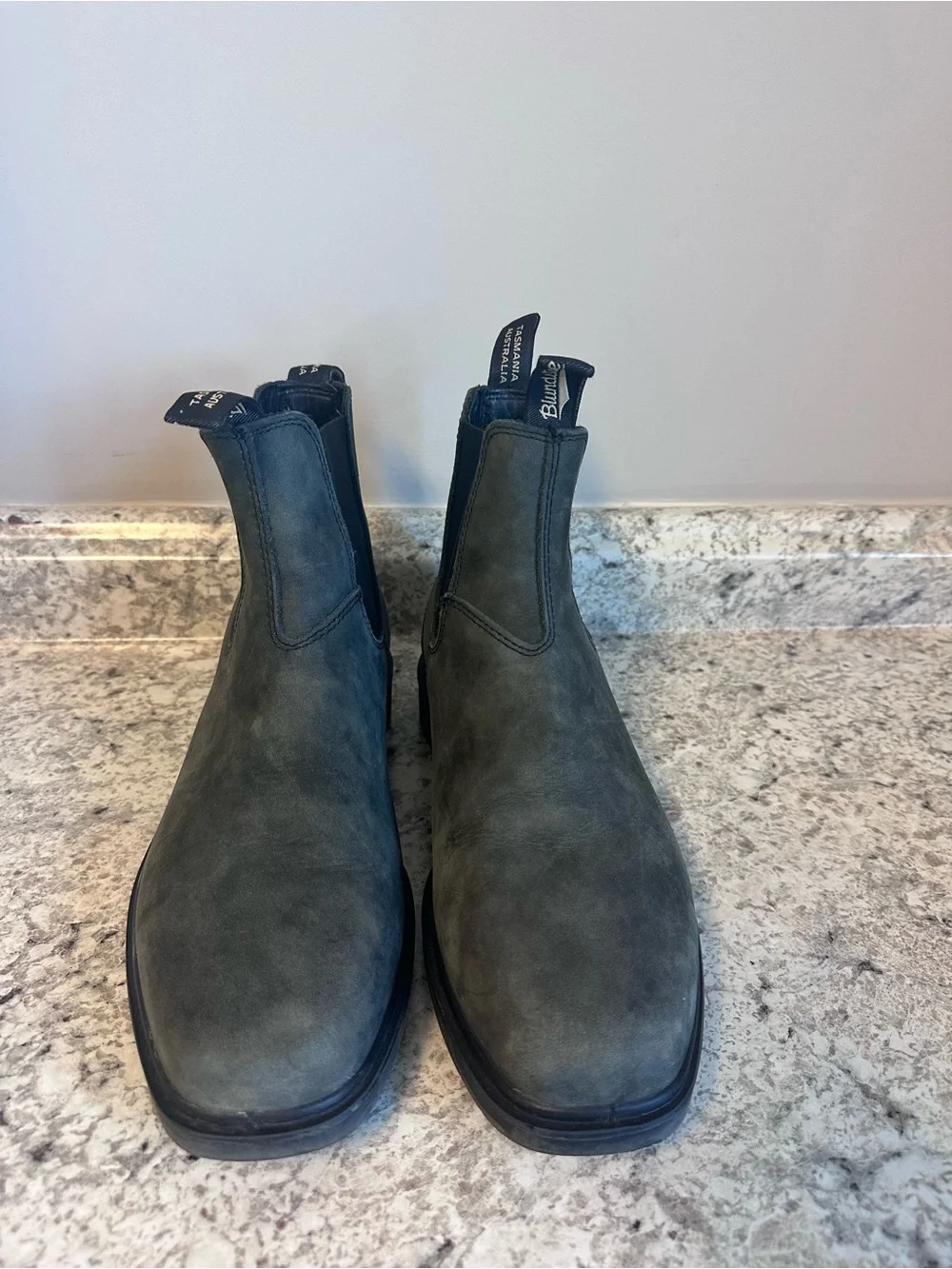 Blundstone Men's Chukka Boots in Slate Gray Leather